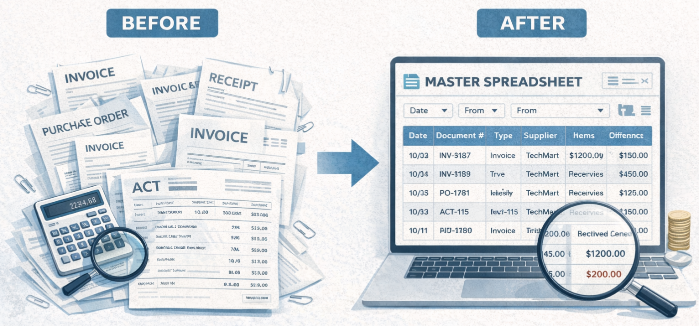 How to create a unified list of transactions