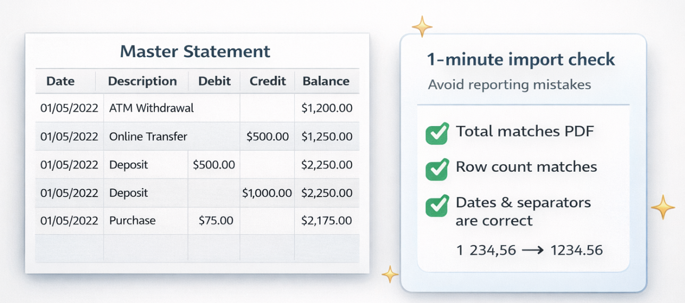 How to combine statements into a table