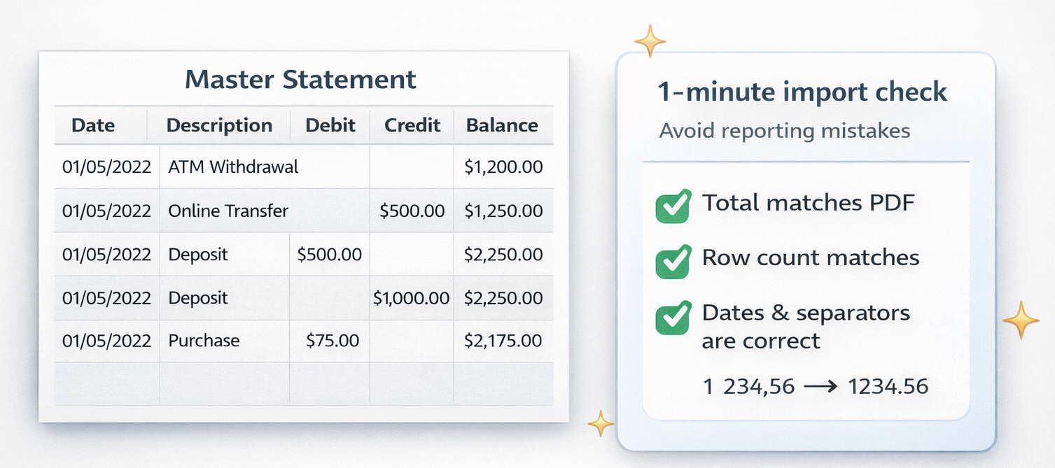 How to combine statements into a table