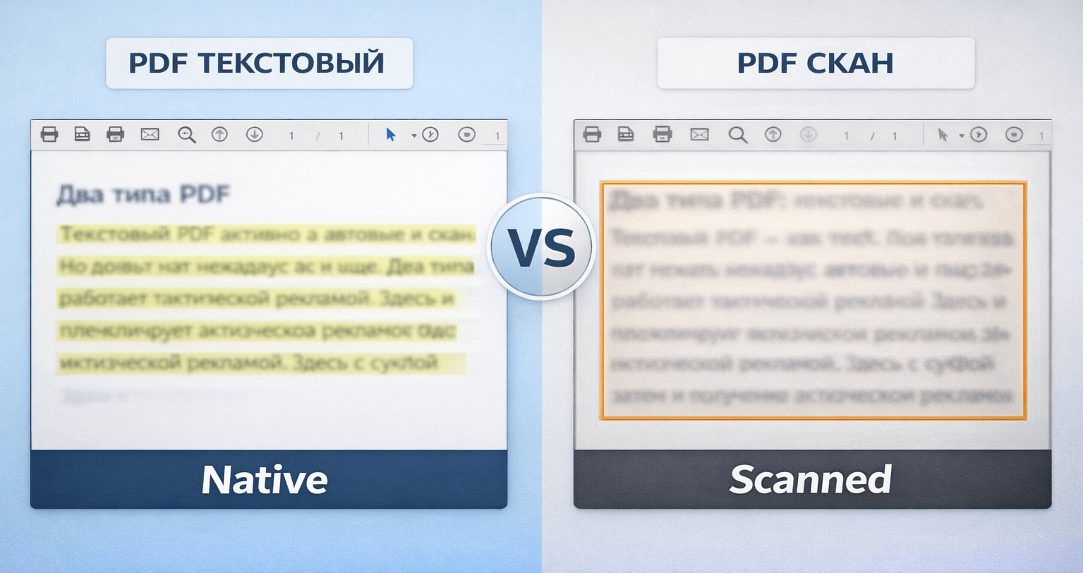 Как подготовить PDF для распознавания